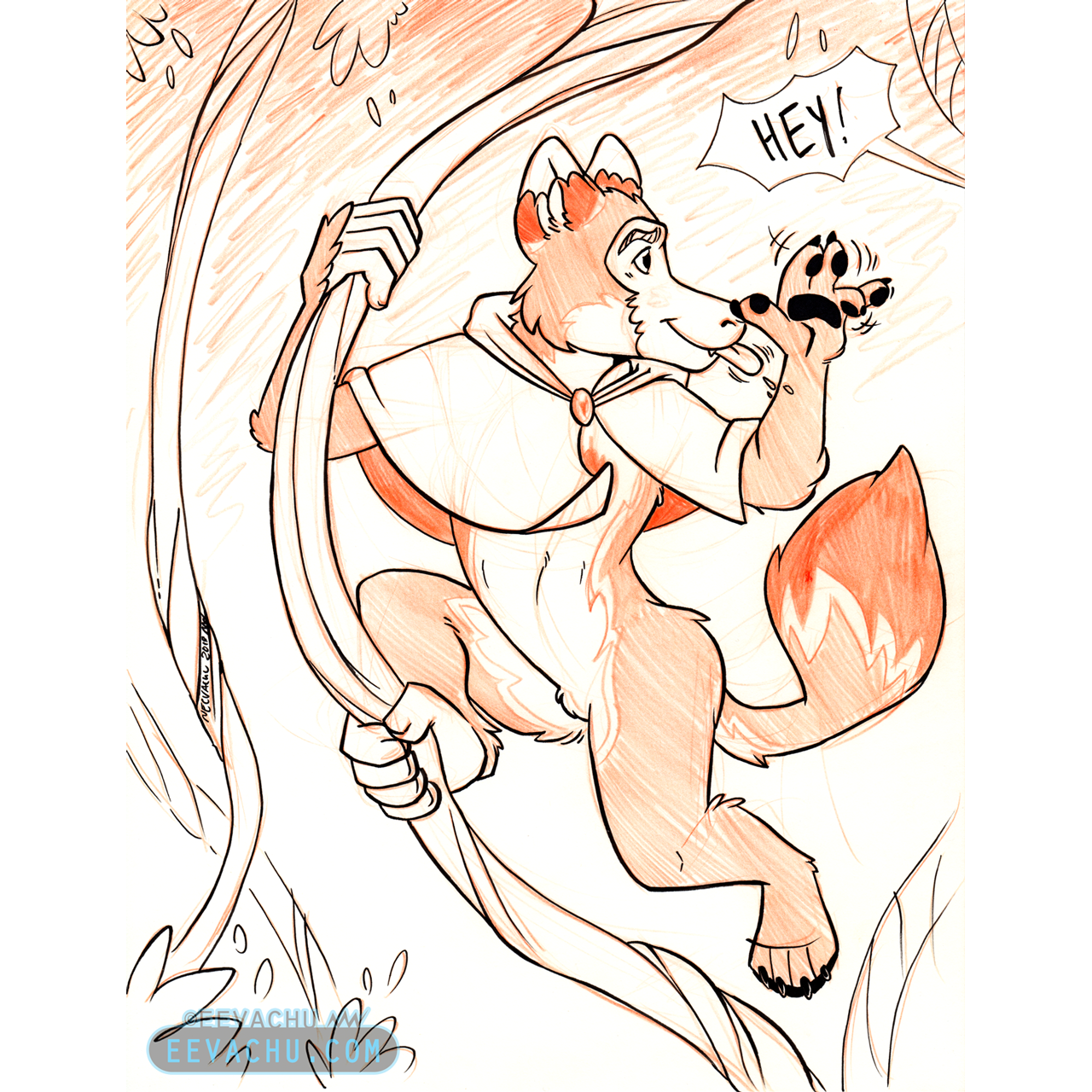 Inktober 2019 Day 9 – Swing - Gallery Eevachu